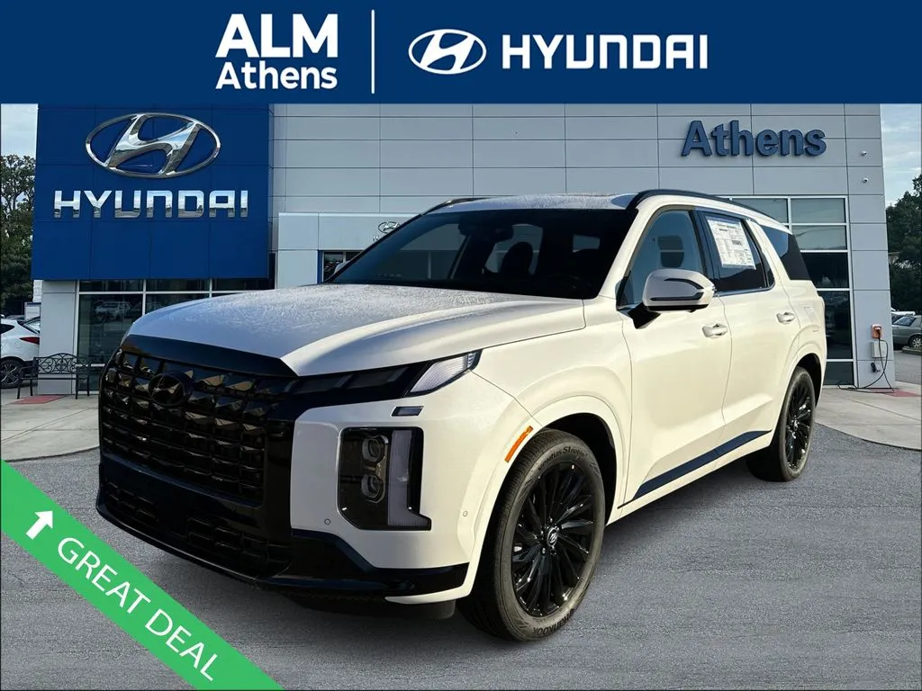 White 2025 Hyundai Palisade Calligraphy Night Edition for sale in Athens, GA