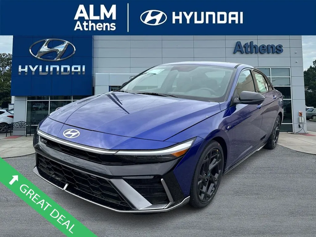 Blue 2025 Hyundai Elantra N Line for sale in Athens, GA