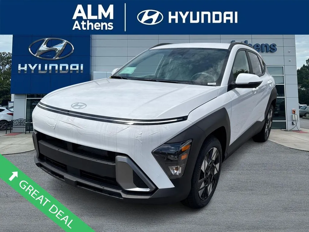 White 2025 Hyundai Kona SEL Convenience for sale in Athens, GA