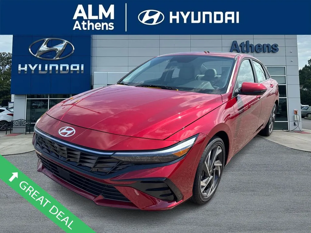 Red 2025 Hyundai Elantra Limited for sale in Athens, GA