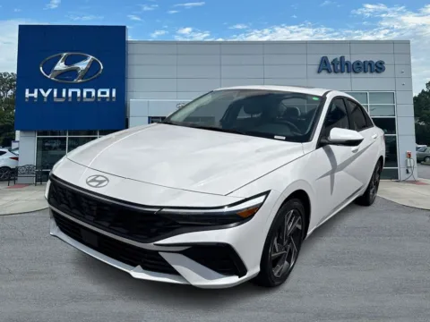 White 2025 Hyundai Elantra Limited for sale in Athens, GA