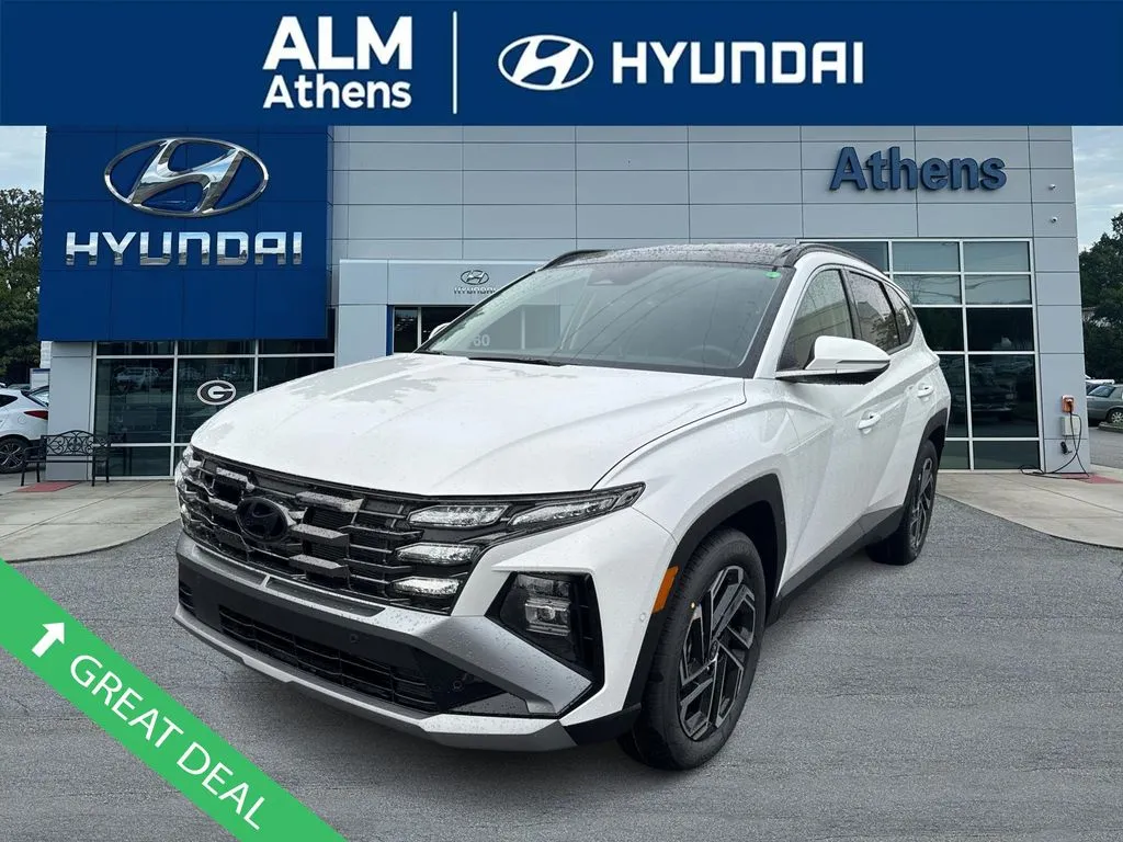 White 2025 Hyundai Tucson Limited for sale in Athens, GA
