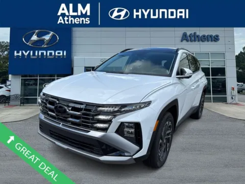 White 2025 Hyundai Tucson Hybrid Limited for sale in Athens, GA