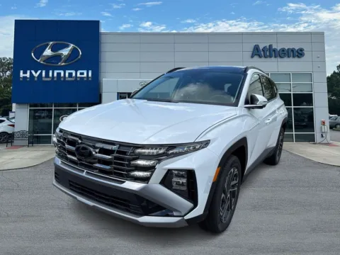 White 2025 Hyundai Tucson Hybrid Limited for sale in Athens, GA