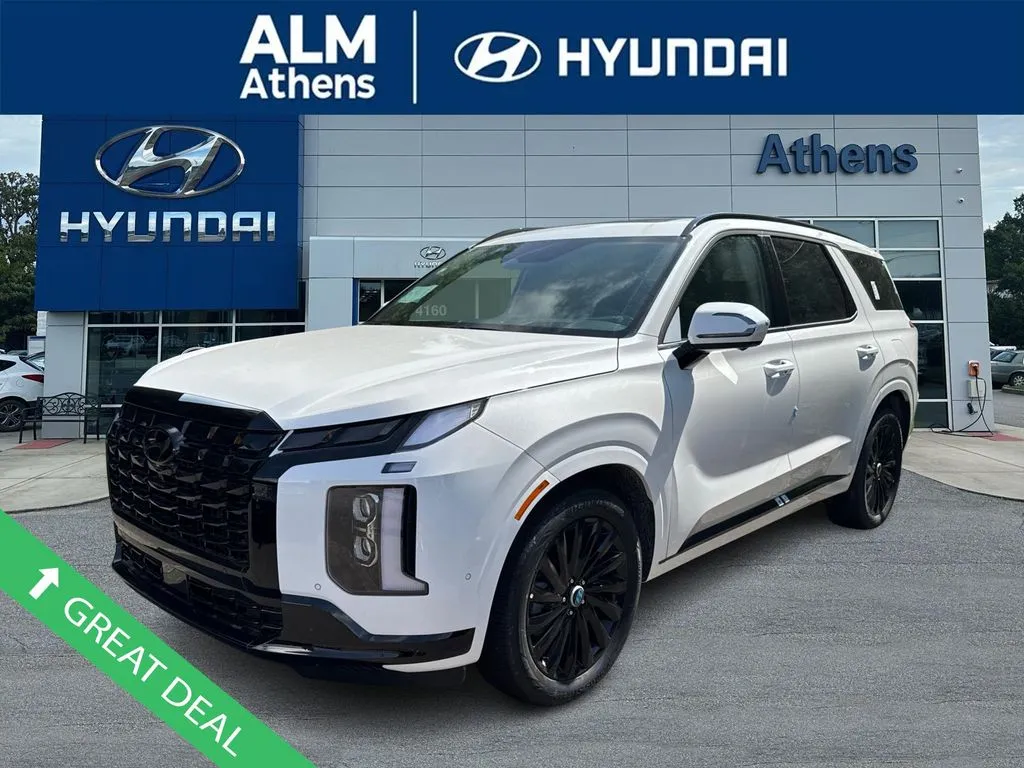 White 2025 Hyundai Palisade Calligraphy Night Edition for sale in Athens, GA