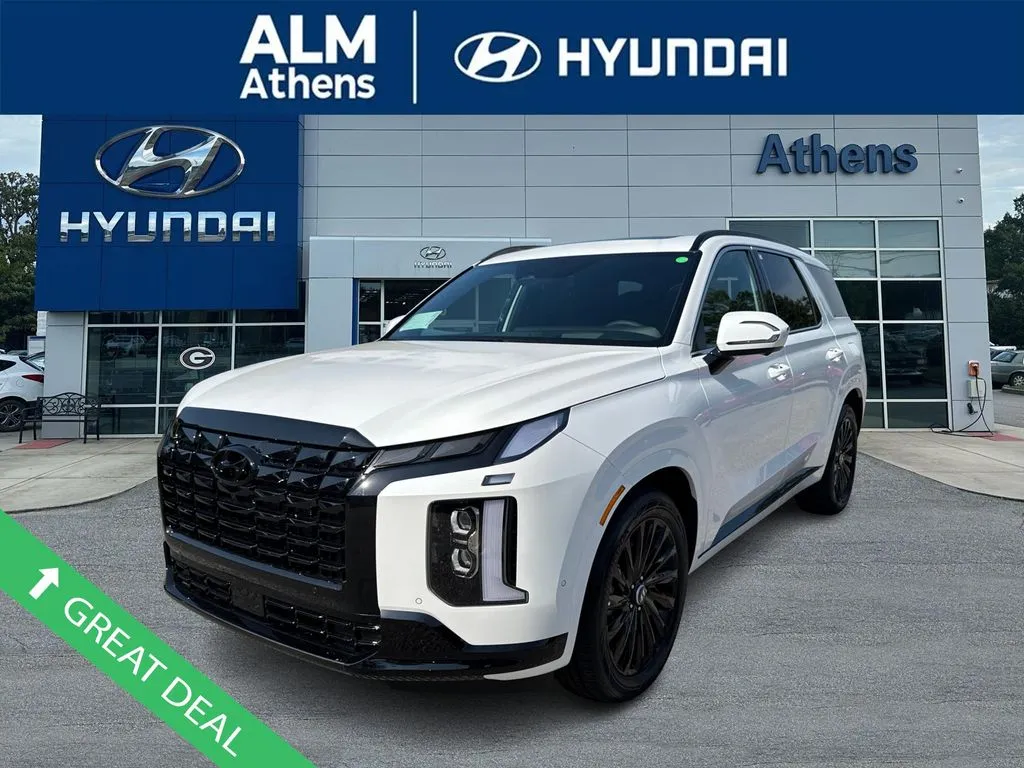 White 2025 Hyundai Palisade Calligraphy Night Edition for sale in Athens, GA
