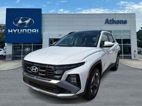 White 2025 Hyundai Tucson Hybrid SEL Convenience for sale in Athens, GA