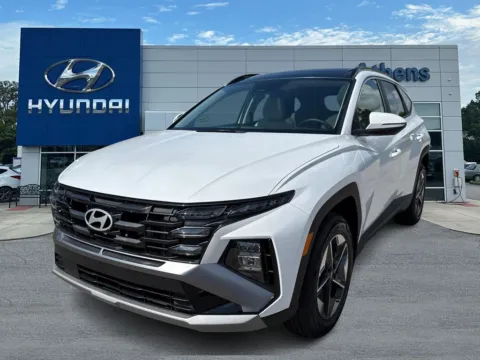 White 2025 Hyundai Tucson Hybrid SEL Convenience for sale in Athens, GA