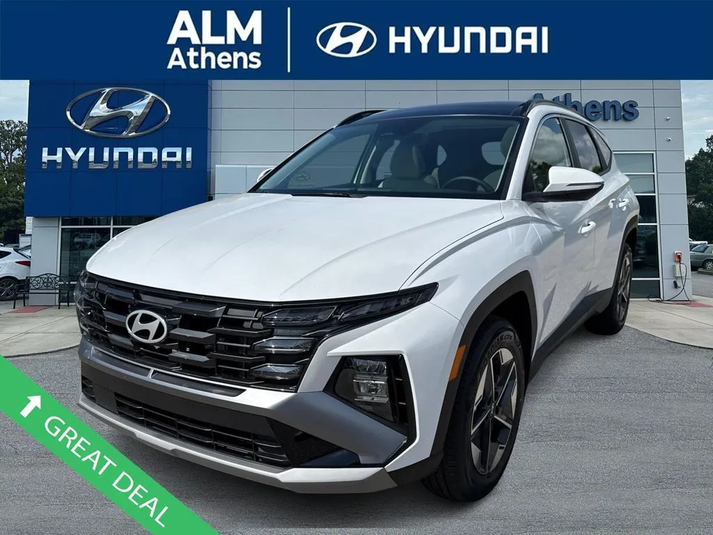 White 2025 Hyundai Tucson Hybrid SEL Convenience for sale in Athens, GA