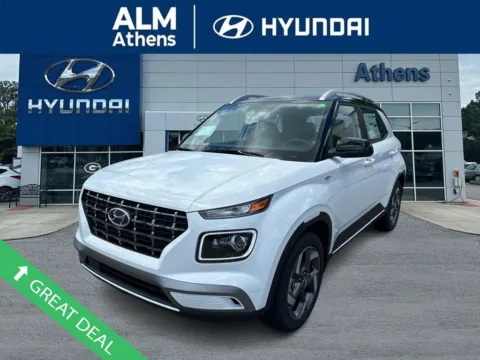 White 2025 Hyundai Venue Limited for sale in Athens, GA