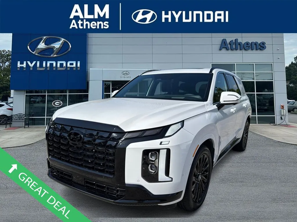 White 2025 Hyundai Palisade Calligraphy Night Edition for sale in Athens, GA