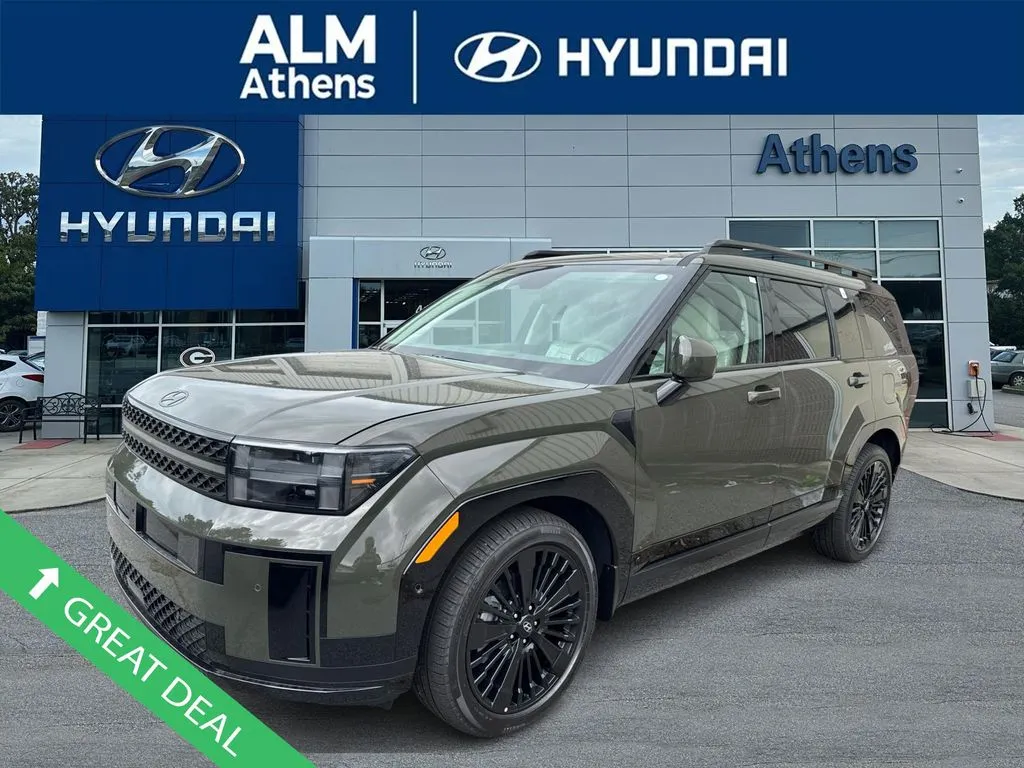Green 2025 Hyundai Santa Fe Hybrid Calligraphy for sale in Athens, GA