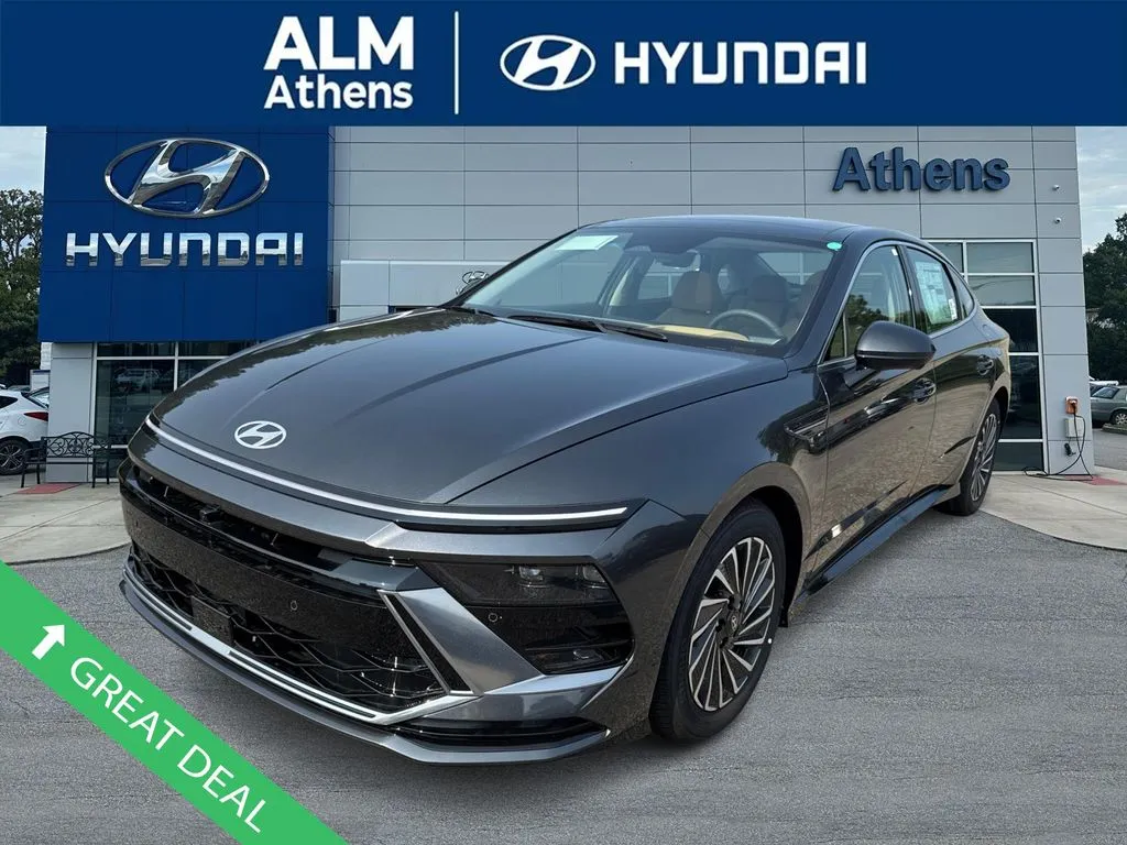 Gray 2025 Hyundai Sonata Hybrid Limited for sale in Athens, GA