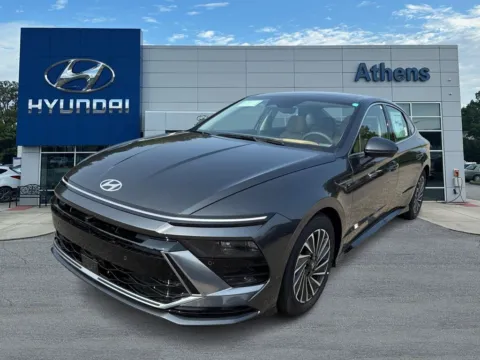Gray 2025 Hyundai Sonata Hybrid Limited for sale in Athens, GA