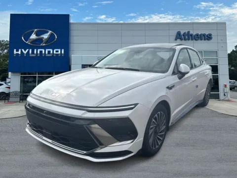 White 2025 Hyundai Sonata Hybrid Limited for sale in Athens, GA