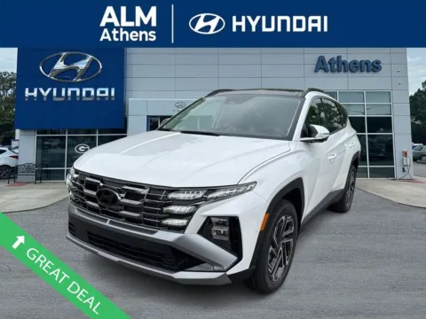 White 2025 Hyundai Tucson Limited for sale in Athens, GA