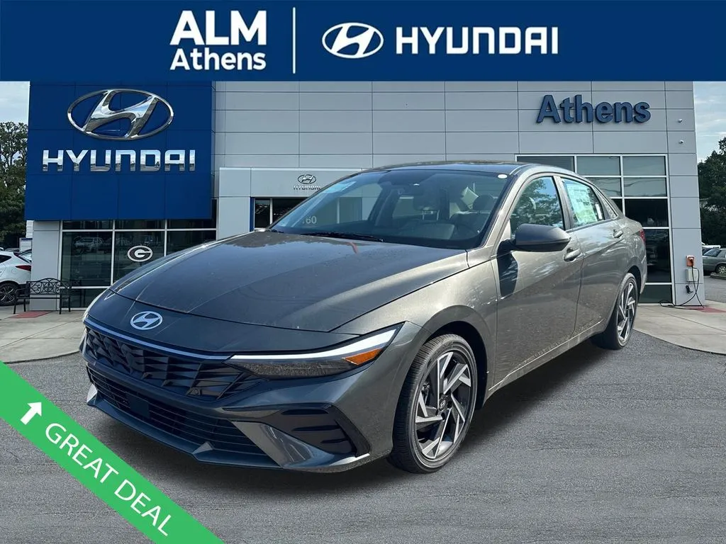 Gray 2025 Hyundai Elantra Hybrid Limited for sale in Athens, GA