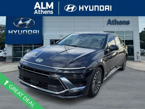 Blue 2025 Hyundai Sonata Hybrid SEL for sale in Athens, GA