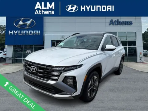 White 2025 Hyundai Tucson Hybrid SEL Convenience for sale in Athens, GA