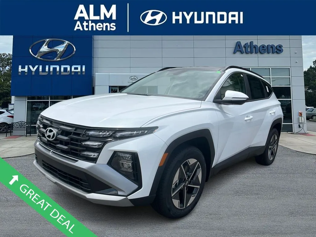 White 2025 Hyundai Tucson Hybrid SEL Convenience for sale in Athens, GA