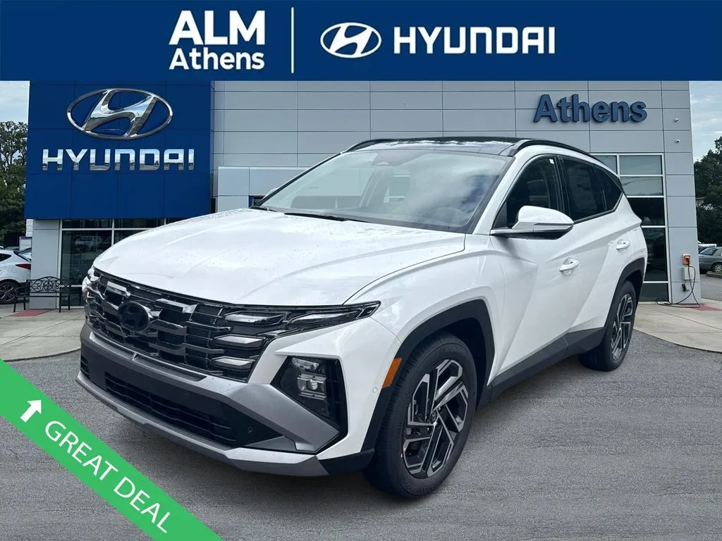 White 2025 Hyundai Tucson Limited for sale in Athens, GA