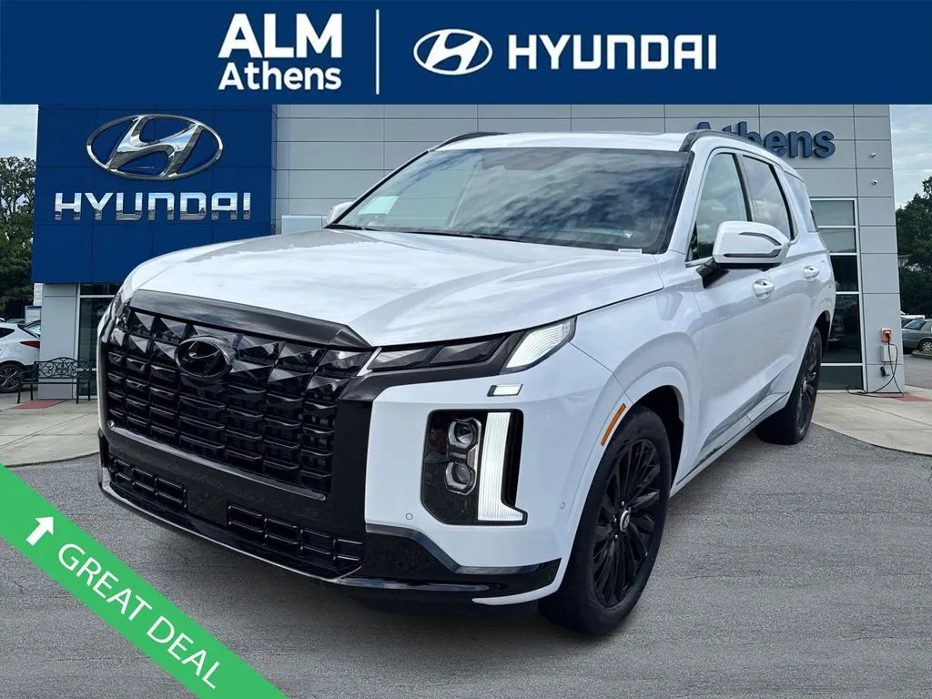 White 2025 Hyundai Palisade Calligraphy Night Edition for sale in Athens, GA