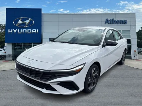 White 2025 Hyundai Elantra Hybrid SEL Sport for sale in Athens, GA