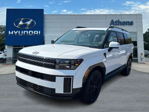 White 2025 Hyundai Santa Fe Hybrid Calligraphy for sale in Athens, GA