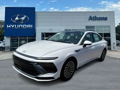 White 2025 Hyundai Sonata Hybrid Limited for sale in Athens, GA