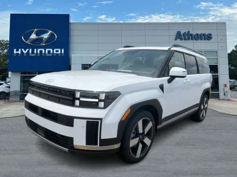 White 2025 Hyundai Santa Fe Hybrid Limited for sale in Athens, GA