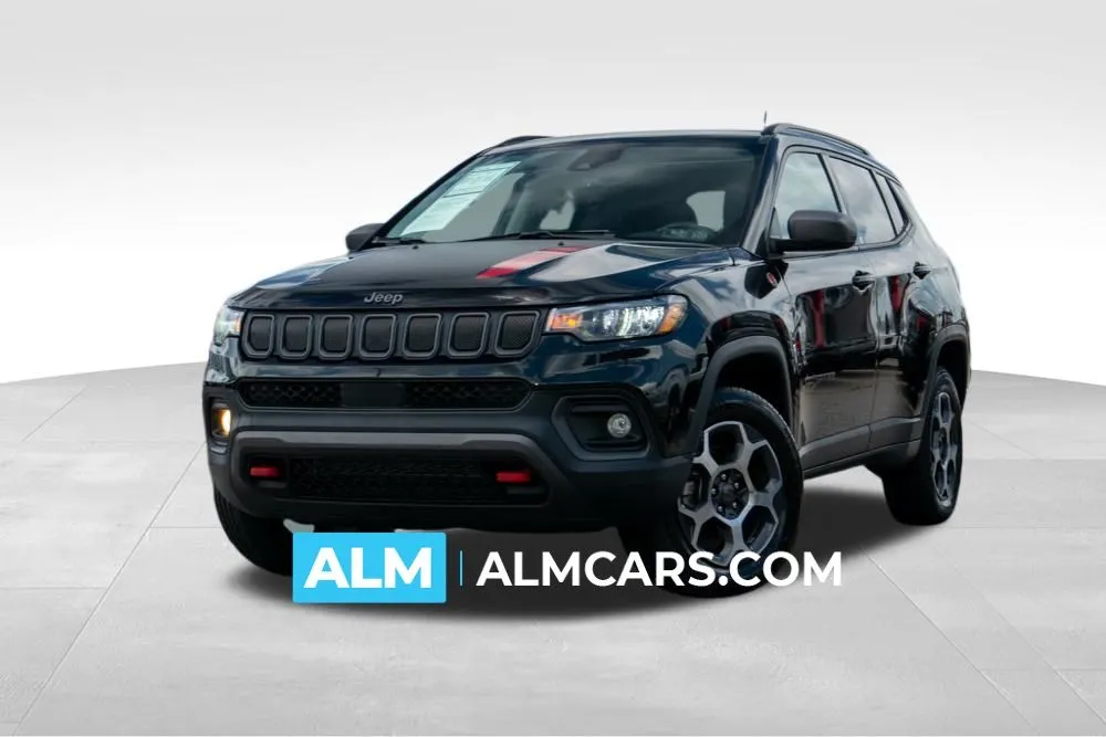 Black 2022 Jeep Compass Trailhawk for sale in Athens, GA