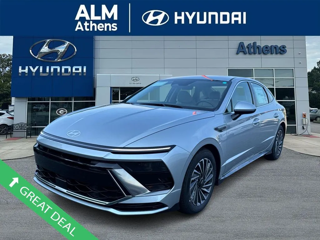 Silver 2025 Hyundai Sonata Hybrid SEL for sale in Athens, GA
