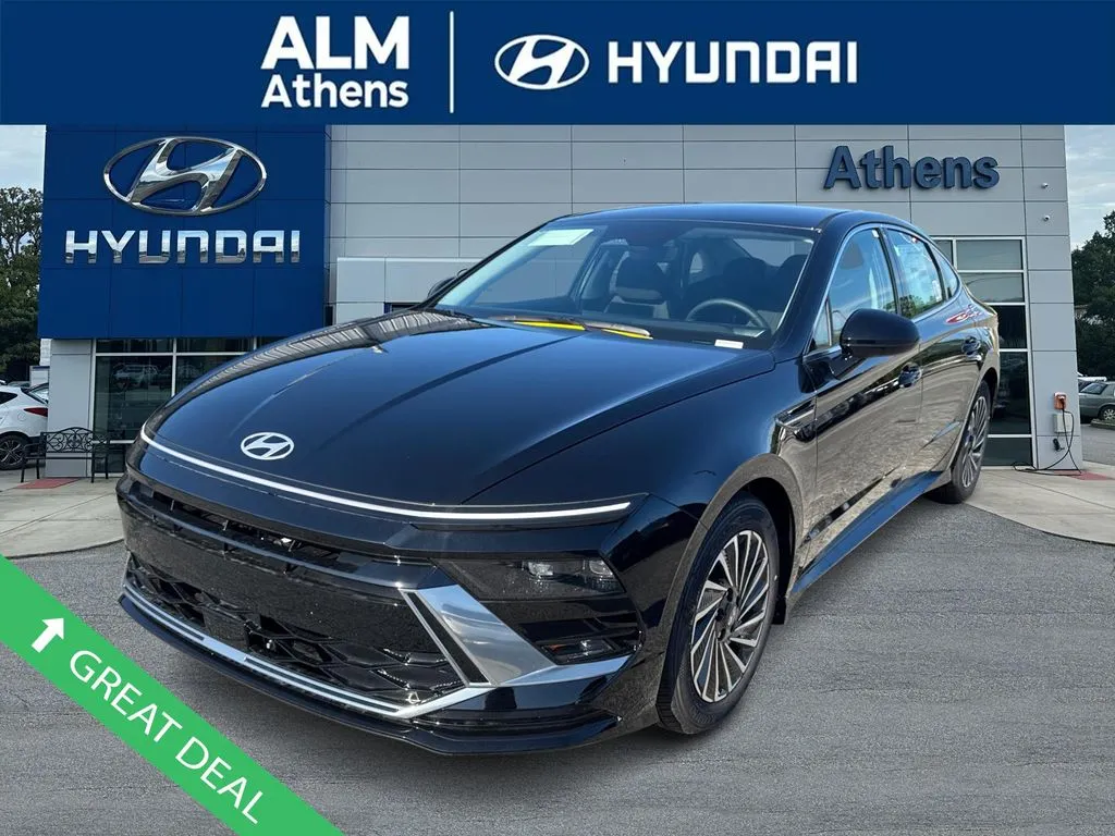 Black 2025 Hyundai Sonata Hybrid SEL for sale in Athens, GA