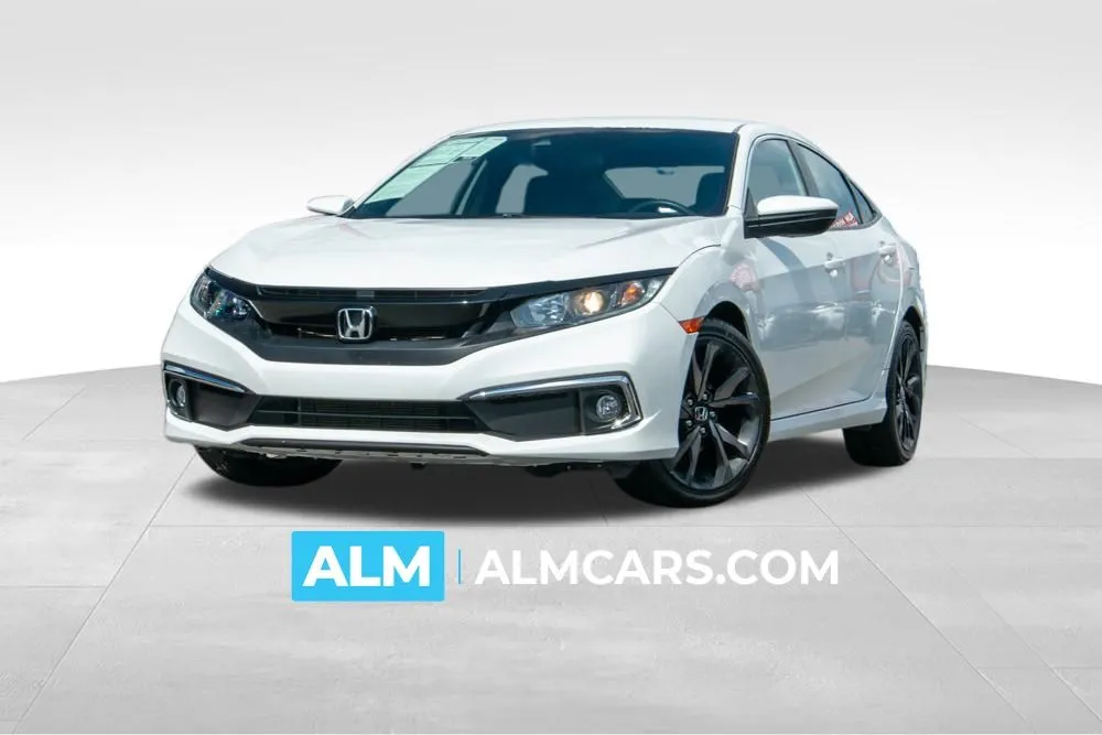 White 2021 Honda Civic Sport for sale in Athens, GA