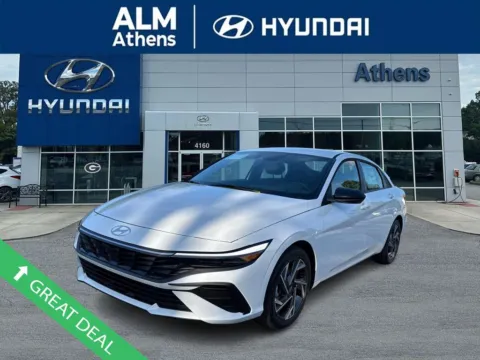 White 2025 Hyundai Elantra SEL Sport for sale in Athens, GA