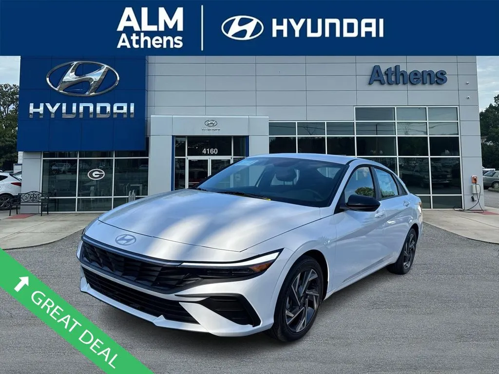White 2025 Hyundai Elantra SEL Sport for sale in Athens, GA