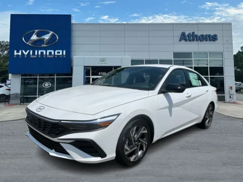 White 2025 Hyundai Elantra SEL Sport for sale in Athens, GA