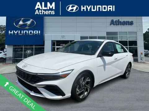 White 2025 Hyundai Elantra SEL Sport for sale in Athens, GA