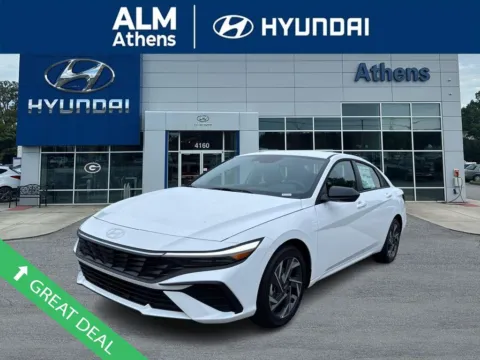 White 2025 Hyundai Elantra SEL Sport for sale in Athens, GA