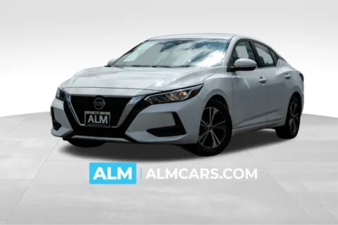 White 2021 Nissan Sentra SV for sale in Athens, GA