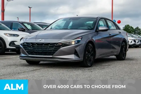 Another view of 2023 Hyundai Elantra Hybrid Blue for sale in Athens, GA at ALM Hyundai Athens
