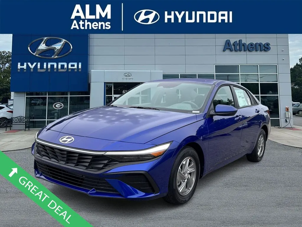 Blue 2025 Hyundai Elantra SE for sale in Athens, GA
