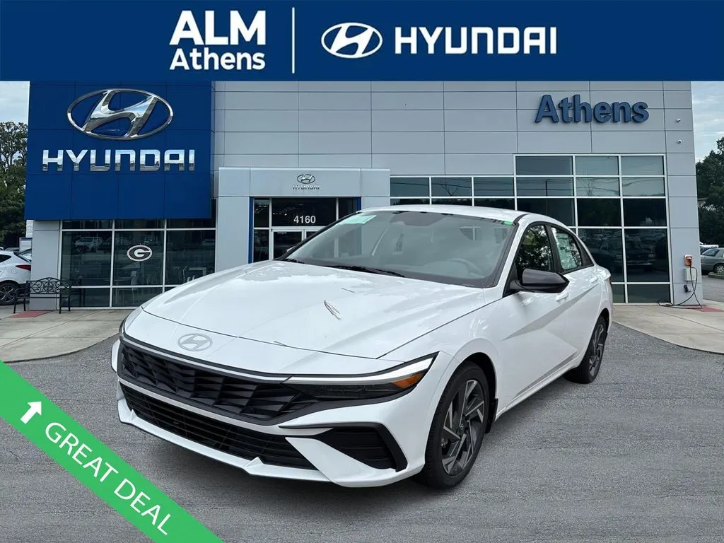 White 2025 Hyundai Elantra SEL Sport for sale in Athens, GA