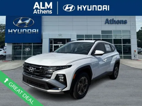 White 2025 Hyundai Tucson Hybrid Blue for sale in Athens, GA