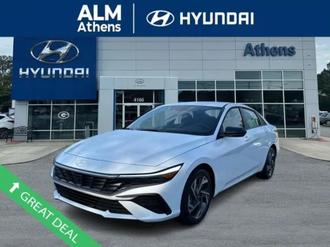 White 2025 Hyundai Elantra SEL Sport for sale in Athens, GA