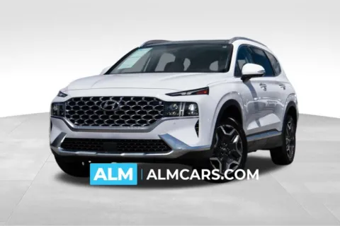 White 2022 Hyundai Santa Fe Hybrid Limited for sale in Athens, GA