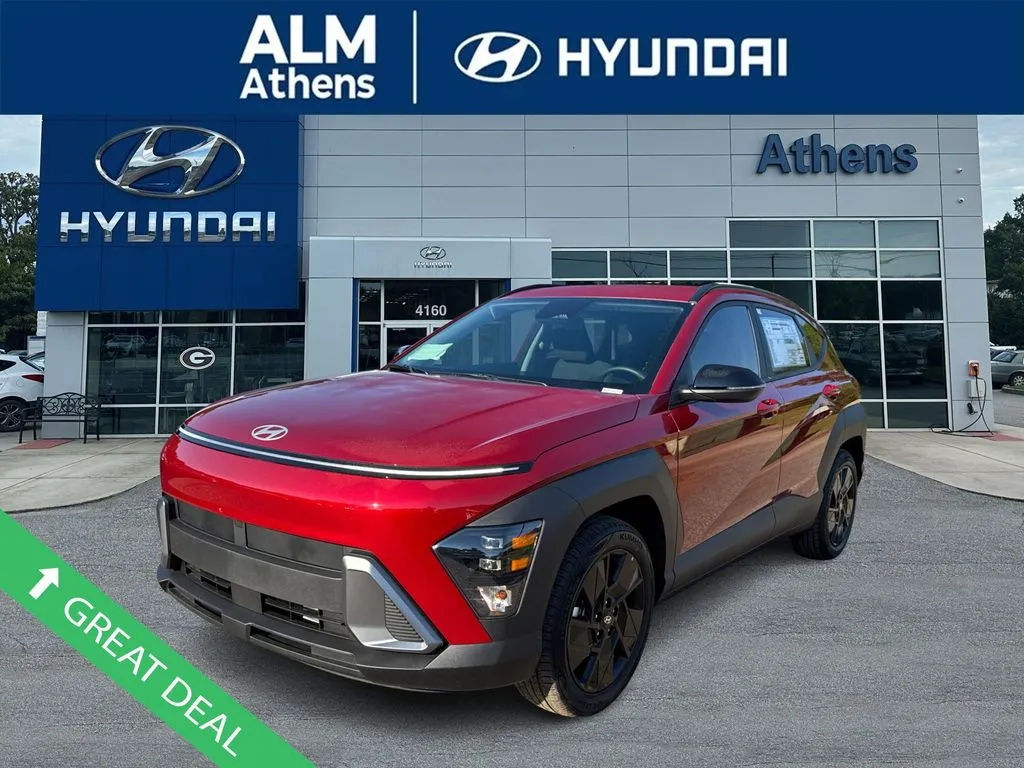 Red 2026 Hyundai Kona SEL for sale in Athens, GA