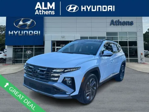 White 2025 Hyundai Tucson Hybrid Limited for sale in Athens, GA