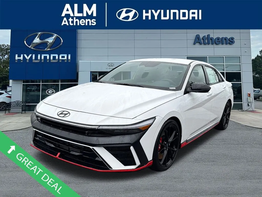 White 2025 Hyundai Elantra N for sale in Athens, GA