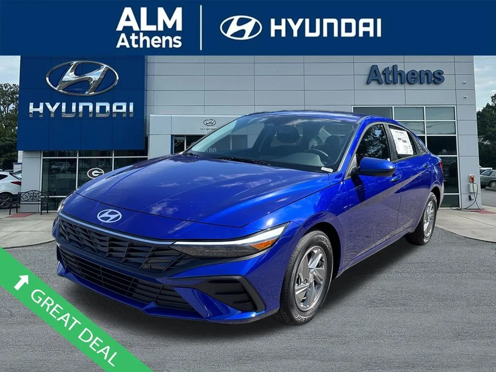 Blue 2025 Hyundai Elantra SE for sale in Athens, GA